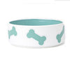 Kool Pet Bones Dog Bowl - Turquoise