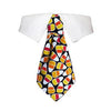 Autumn Dog Shirt Collar and Tie - Candy Corn