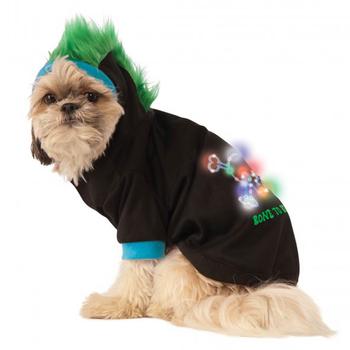 LED Halloween Mohawk Dog Hoodie