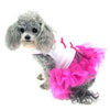 Little Ballerina Tutu Dog Harness Dress w/ Leash by Cha-Cha Couture - Hot Pink