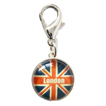 London Bubble Dog Collar Charm