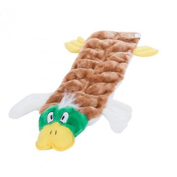 Long Body Mallard Squeaker Mat Dog Toy