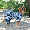 Lookin' Good Striped Dog Pajamas - Blue