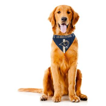 Los Angeles Rams Tie On Dog Bandana