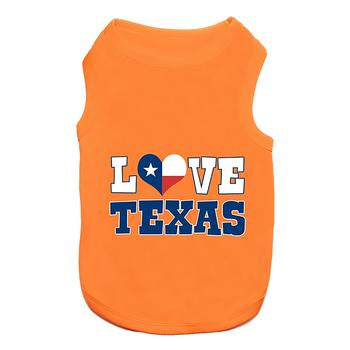 Love Texas Dog Tank