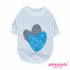 Love Story Dog Shirt by Pinkaholic - Sky Blue