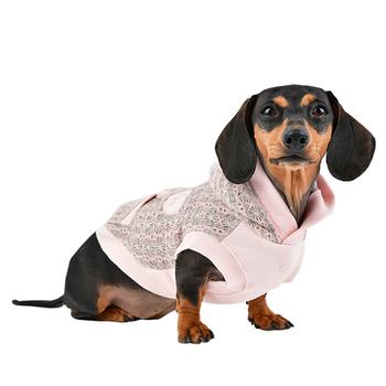 Majorie Hooded Dog Shirt By Pinkaholic - Pink