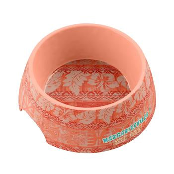 Margaritaville Hawaiian Tropic Dog Bowl by TarHong - Coral