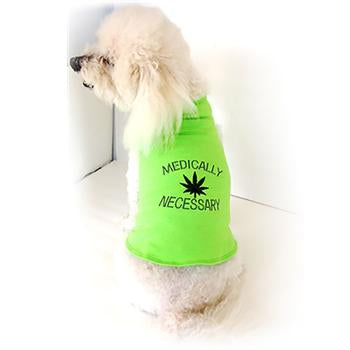 Medically Necessary Dog Tank by Daisy and Lucy - Lime Green