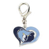 Memphis Grizzlies Swirl Heart Dog Collar Charm