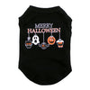 Merry Halloween Dog Shirt - Black