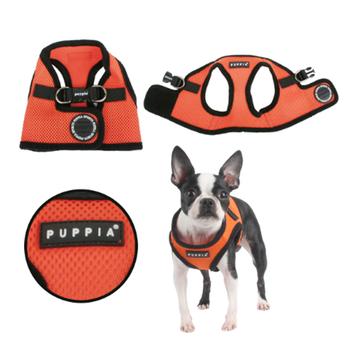 Mesh Soft Harness Vest by Puppia - Orange