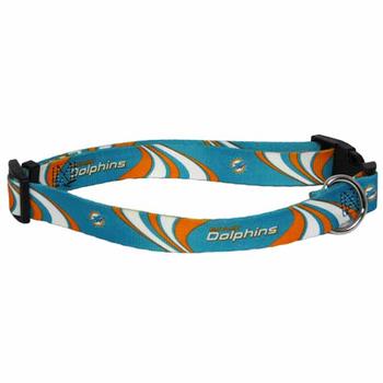 Miami Dolphins Dog Collar - Miami Dolphins