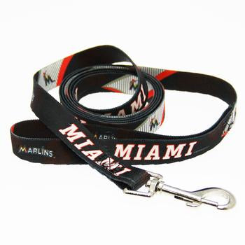 Miami Marlins Baseball Printed Dog Leash