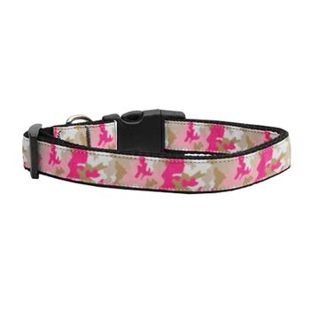 Mirage Pink Camo Dog Collar