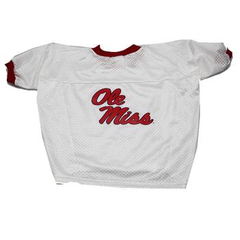 Mississippi Rebels Dog Jersey - Ole Miss White