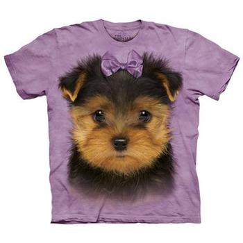 The Mountain Human T-Shirt - Yorkshire Terrier Puppy Face