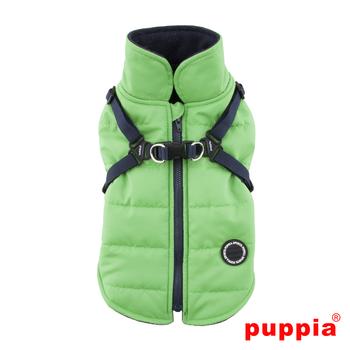 Mountaineer II Fleece Dog Vest by Puppia - Green