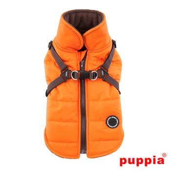 Mountaineer II Fleece Dog Vest by Puppia - Orange