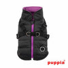 Mountaineer Harness Dog Coat by Puppia - Black