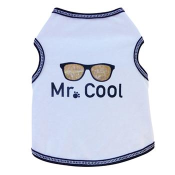 Mr. Cool Dog Tank Top - White