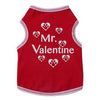 Mr. Valentine Dog Tank - Red