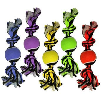 MultiPet Nuts for Knots Rope with Ball Dog Toy