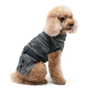 Multiway Turtle Neck Dog Sweater by Dogo - Black