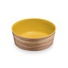 Natural Acacia Melamine Dog Bowl by TarHong - Solar