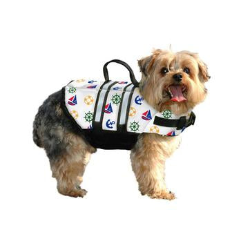 Nautical Designer Dog Life Jacket