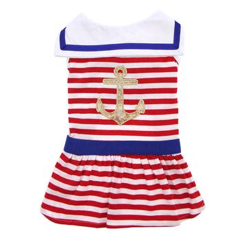 Nautical Stripe Dog Dress by Dogo