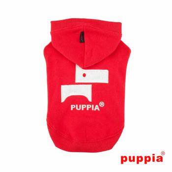 Neman Dog Hoodie by Puppia - Red