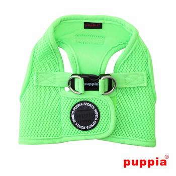 Neon Mesh Soft Dog Harness Vest by Puppia - Green