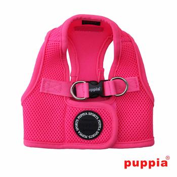 Neon Mesh Soft Dog Harness Vest by Puppia - Pink