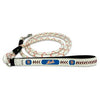 New York Mets Frozen Rope Leather Dog Leash