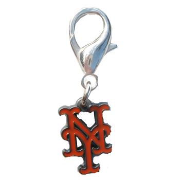 New York Mets Logo Dog Collar Charm