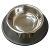 Non-Tip Anti-Skid Stainless Steel Dog Bowl by QT Dog