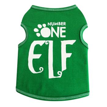 Number One Elf Dog Tank Top - Green