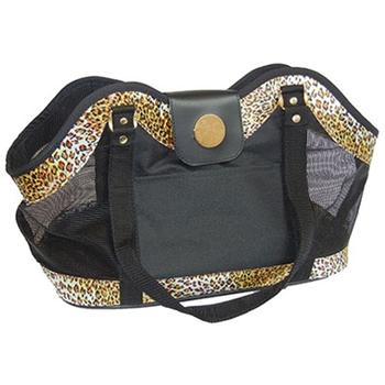 NY Dog Leopard Print Open Pet Tote