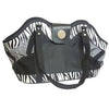 NY Dog Zebra Print Open Pet Tote - Black