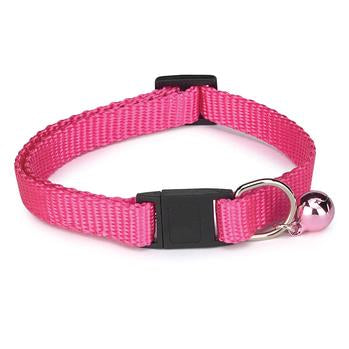 Nylon Cat Collar - Flamingo Pink