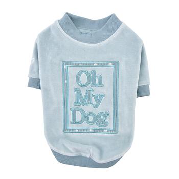 Oh My Dog Dog Shirt By Pinkaholic - Blue