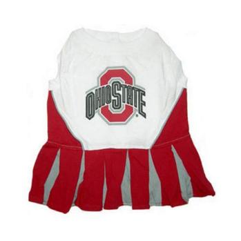 Ohio State Buckeyes Cheerleader Dog Dress