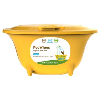 Organic Oscar Aloe Vera Pet Wipes