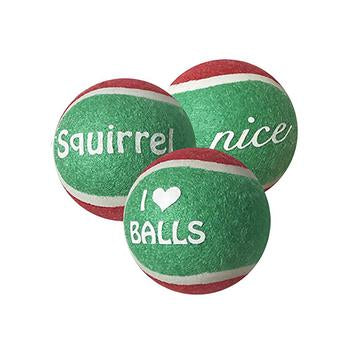 Outward Hound Tennis Ballz Dog Toys - 3 Pack