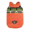 Aztec Fleece Dog Jacket by Dobaz - Orange