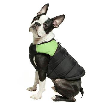 Padded Dog Harness Vest by Gooby - Green/Black