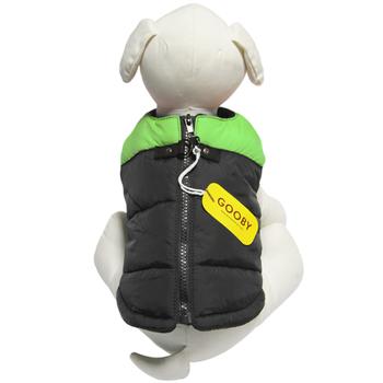 Padded Dog Vest by Gooby - Green/Black