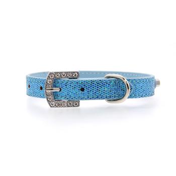 Parisian Pet Paillette Dog Collar - Blue