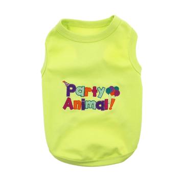 Party Animal Dog Tank by Parisian Pet - Green